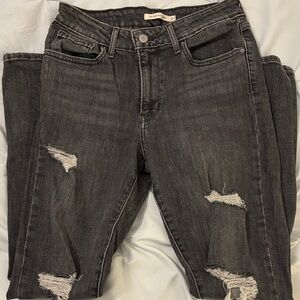 Levi’s 721 High Rise Skinny Distressed Jeans for Women